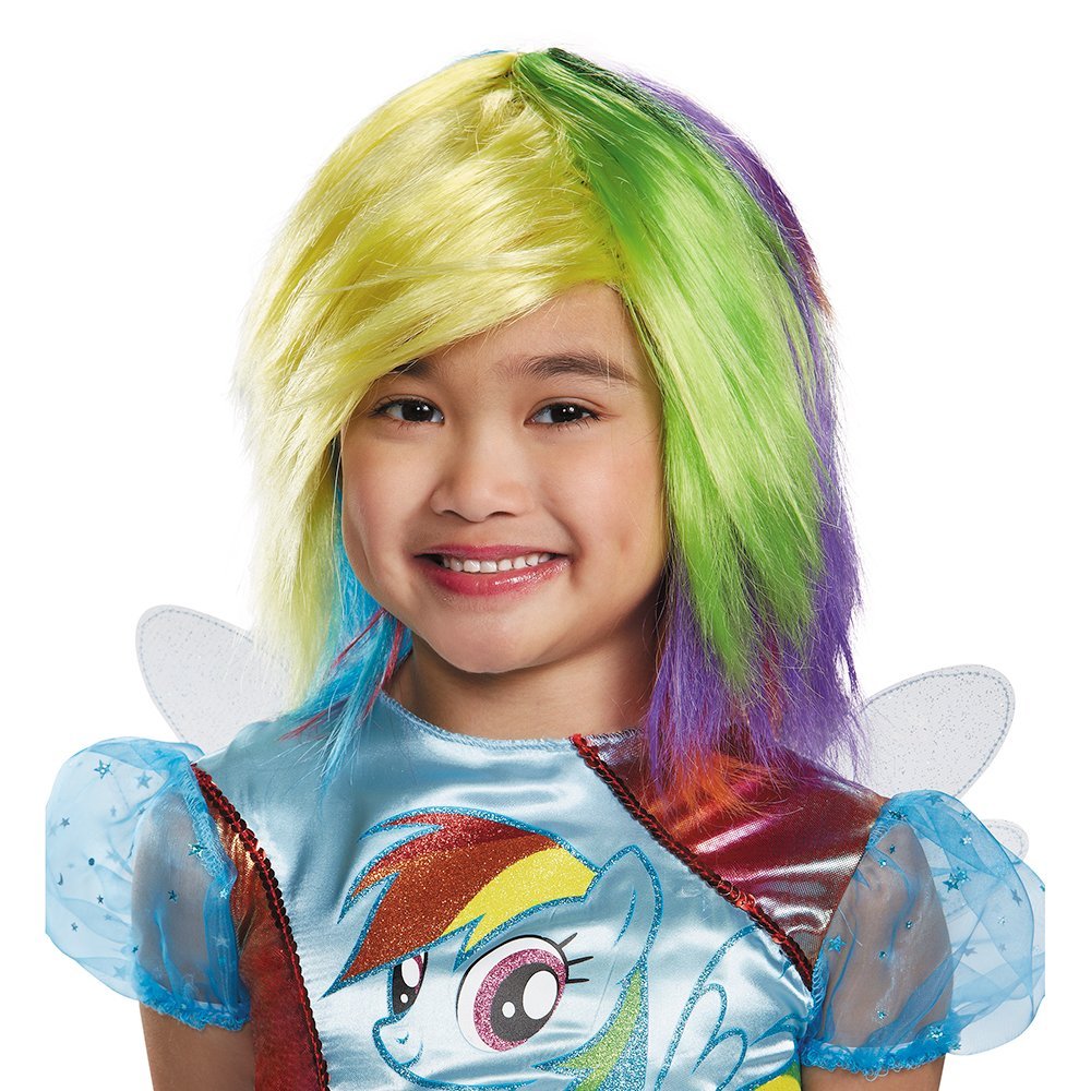 Disguise Rainbow Dash Wig Costume Child