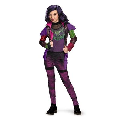 Disguise Mal Costume, Official Disney Descendants Isle Of The Lost Deluxe Costume, Large (10-12)