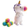 Hog Wild Unicorn Ball Popper Toy - Includes 4 Soft Foam Balls - Squeeze to Pop Air Powered Balls Up to 20 Feet - Launcher Safe for Indoor/Outdoor Play - Party Favor Gift for Kids, Girls, Boys Ages 5+ view 1