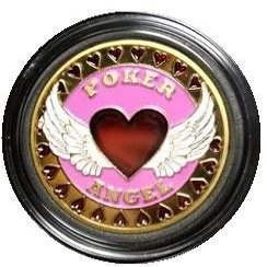 MRC Hand Painted Poker Card Guard Protector - Poker Angel