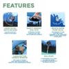 Sieco Design AQUAVUE Voyager, Clear Bottom Inflatable Raft, for Kids and Adults view 3