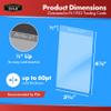 Cardboard Gold Card Saver 1-200Count - Semi Rigid Card Holder, Trading Card Protectors - PSA-Approved Cardsaver for Baseball, Trading, Sports Cards - Card Sleeves, Binder, & Storage Box Compatible view 2