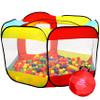 Kids Ball Pit Pop Up Large Tent for Toddlers - Indoor & Outdoor Gift Toys for Infants Girls & Boys, Baby Playpen with Zipper Storage Bag, BallPit Balls Not Included view 1