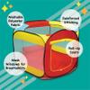 Kids Ball Pit Pop Up Large Tent for Toddlers - Indoor & Outdoor Gift Toys for Infants Girls & Boys, Baby Playpen with Zipper Storage Bag, BallPit Balls Not Included view 3