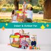 Kids Ball Pit Pop Up Large Tent for Toddlers - Indoor & Outdoor Gift Toys for Infants Girls & Boys, Baby Playpen with Zipper Storage Bag, BallPit Balls Not Included view 4
