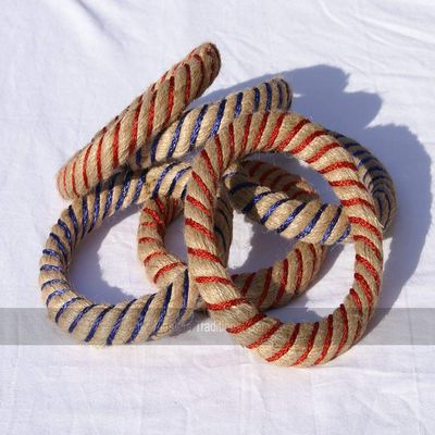 Spare Set of 6 Rope Quoits (with Steel core, 3 red, 3 Blue)