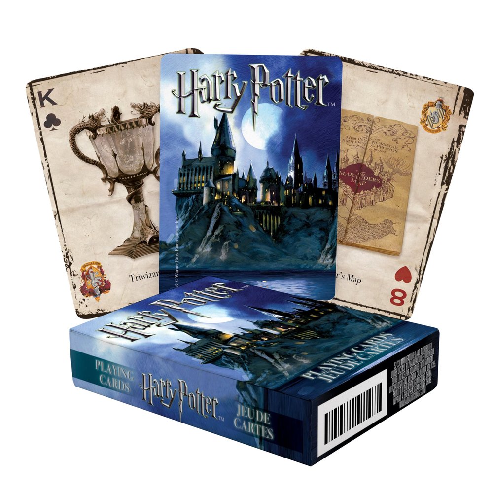 Aquarius Harry Potter Playing Cards - HP Themed Deck of Cards for Your Favorite Card Games - Officially Licensed Merchandise & Collectibles - Poker Size with Linen Finish