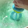 HABA Toddler Bath Toys: Bubble Bath Whisk for Sensory Play, Bubble Maker for Bathtub and Fun Beach and Water Toys for Toddlers, Yellow view 2