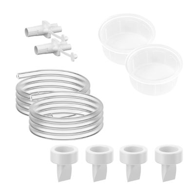 Ardo Breast Pump Service Kit - Spare Parts for Ardo Pumpsets. Replacement Duckbill Lip Valves, Membrane Pots, Tubing & Tube Connectors. Suitable for Use with Alyssa & Calypso Breast Pumps.
