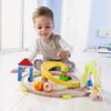HABA Ball Run - Kullerbu Spiral Track, 26 Piece Wood & Plastic Marble Run Set with Wild Curves & Bell for Kids 2-6, STEM Toy Marble Maze Building Set view 3