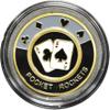 MRC POKER Hand Painted Poker Card Guard Protector - Pocket Rocket view 1