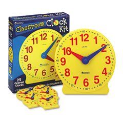 Classroom Clock Kit, Learning Clock, for Grades Pre-K-4, Sold as 1 Set