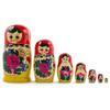 BestPysanky Set of 7 Unfinished Wooden Nesting Dolls DIY Craft Blanks for Painting 6.75 Inches view 3