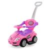 Best Choice Products Kids 3-in-1 Push and Pedal Car Toddler Ride On w/Handle, Horn, Music - Pink view 1
