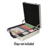 Deluxe 500 Chip Aluminum Claysmith Poker Chip Gaming Case - Comes with Bonus Dealer Button Set! view 3
