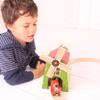 Bigjigs Rail Country Windmill Toy Train Tunnel - Bigjigs Train Accessories, Wooden Train Track Accessories, Windmill for Train Set, Trains for Kids view 2