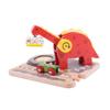 Bigjigs Rail, Dinosaur Train Crane, Wooden Toys, Bigjigs Train Accessories, Wooden Crane, Dinosaur Track, Crane Toy, Bigjigs Crane, Dinosaur Toys Multicoloured view 1