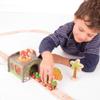 Bigjigs Rail T-Rex Dinosaur Train Tunnel Wooden Train Track Accessories - Bigjigs Train Accessories for Wooden Train Sets, Compatible with Other Kids Train Sets view 3
