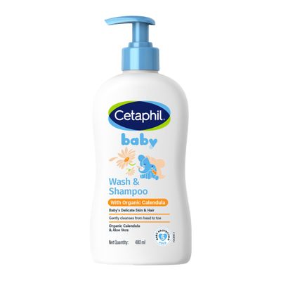 Cetaphil Baby Wash & Shampoo ,Tear Free, Paraben, Colorant and Mineral Oil Free, 13.5 Fl. Oz (Packaging May Vary)