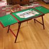 Bits and Pieces Fold-and-go Wooden Jigsaw Puzzle Table with Legs Folding Puzzle Board 1500 Pieces, Non-Slip Top, Carry Handle, 2 Felt Sorting Areas 66" x 25" Work Surface view 2