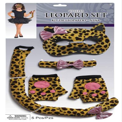 Amscan Leopard Accessory Kit - Child, Multicolor
