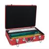 American Mah Jongg Set by White Swan  166 White Engraved Tiles  4 x All-in-One Rack/Pushers  Aluminum Case - Red view 3