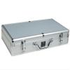 American Mah Jongg Set by White Swan  166 White Engraved Tiles  4 x All-in-One Rack/Pushers  Aluminum Case - Silver view 4