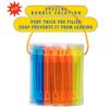 40-Piece Star Bubble Wands Assortment Neon Party Favors - Summer Gifts Bubbles Fun Toys view 3