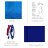 HENGDA KITE 2.5m Dual Line Stunt Parafoil Kites Soft Stunt Kite for Beach Blue with Flying Tool view 2