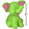 Rhode Island Novelty 2 Inch Rubber Water Squirting Elephants, One Dozen view 3