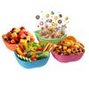 Bakerpan Silicone Bowls for Babies, Toddlers, Camping & Travel Bowls - Set of 4 (Multi) view 1