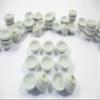 10 x18 mm. White Round Bowls Dollhouse Miniatures Ceramic Supply Food 12446 view 1