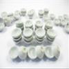 10 x18 mm. White Round Bowls Dollhouse Miniatures Ceramic Supply Food 12446 view 2