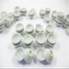 10 x18 mm. White Round Bowls Dollhouse Miniatures Ceramic Supply Food 12446 view 3