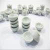 10 x18 mm. White Round Bowls Dollhouse Miniatures Ceramic Supply Food 12446 view 4