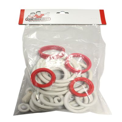 Game Room Guys Gottlieb Time Line White Rubber Ring Kit