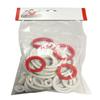 Game Room Guys Gottlieb Time Line White Rubber Ring Kit view 1