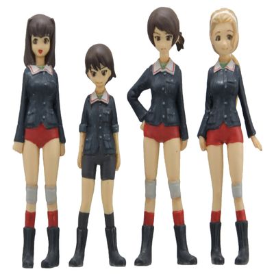1/35 " Girls & Panzer " Duck 's Team Figure Set