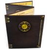 Stratagem The Master's Tome 4-Panel Customizable GM Screen with Free Inserts  Dry Erase, Dungeon & Game Master Accessory for Tabletop RPG Campaigns (Brown) view 1