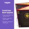 Stratagem The Master's Tome 4-Panel Customizable GM Screen with Free Inserts  Dry Erase, Dungeon & Game Master Accessory for Tabletop RPG Campaigns (Brown) view 2