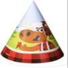 8-Count Child-Sized Party Hats, Lum-Bear-Jack view 1