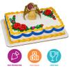 Disney Princess Belle Cake Topper | 2 Piece Birthday Party Decoration Set view 2