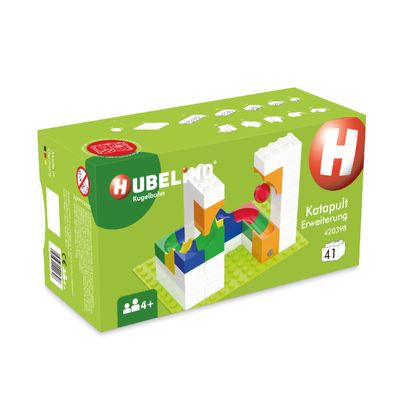 Hubelino Marble Run - 41-Piece Catapult Expansion Set - The Original! Made in Germany! - Certified and Award-Winning Marble Run
