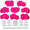 Swing Set Stuff Small Textured Rock Holds (Pink) with SSS Logo Sticker (Set of 8) view 1