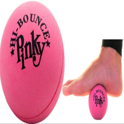 JA-RU Hi-Bounce Pinky Ball (1 Pack) Rubber Bouncy Balls for Kids and Adults. Small Pink Stress Bounce Ball. Indoor and Outdoor Sport Party Favors. Therapy