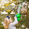 Maxx Bubbles Toy Bubble Leaf Blower with Non Toxic Refill Solution, Sturdy Plastic, Bubble Toys for Boys and Girls, Outdoor Summer Fun for Kids and Toddlers, 3+ view 2