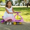 Lil' Rider Wiggle Car Ride On Toy  No Batteries, Gears or Pedals  Twist, Swivel, Go  Outdoor Ride Ons for Kids 3 Years and Up, M370049, Large, Pink view 2