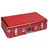 American Mah Jongg Set by White Swan  166 Ivory Colored Engraved Tiles  4 x All-in-One Rack/Pushers  Aluminum Case - Red view 4