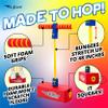Flybar My First Foam Pogo Jumper for Kids Fun and Safe Pogo Stick for Toddlers, Durable Foam and Bungee Jumper for Ages 3 and up, Supports up to 250lbs (Red) view 2
