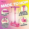 Flybar My First Foam Pogo Jumper for Kids Fun and Safe Pogo Stick for Toddlers, Durable Foam and Bungee Jumper for Ages 3 and up, Supports up to 250lbs (Pink) view 2